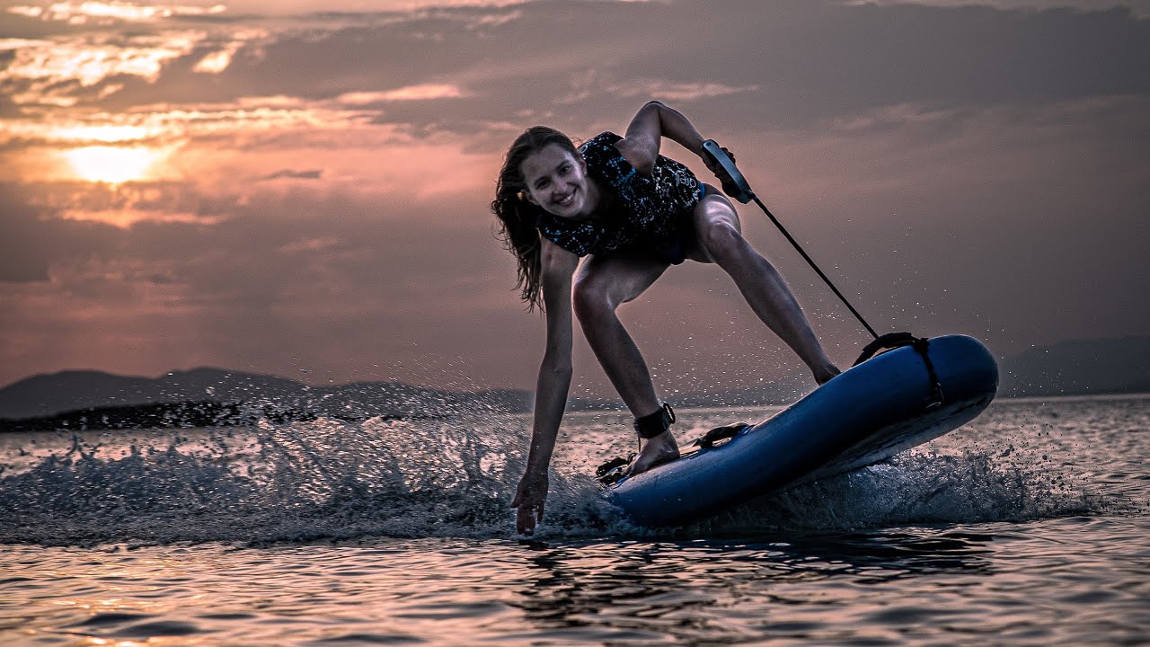 Luxury Water Toy - Jetboarding in Greece - Lampuga Electric Surfboard / Dominika Rides /