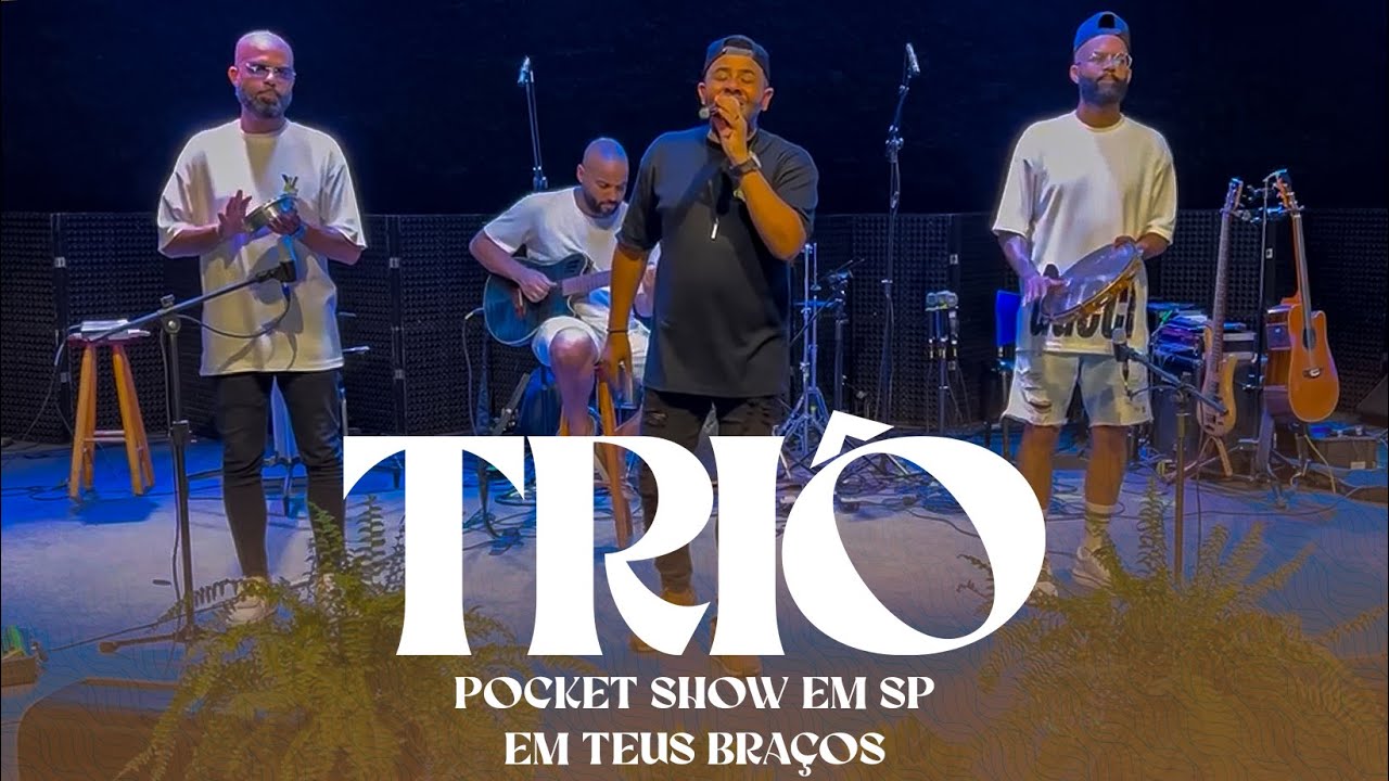 EM TEUS BRAÇOS | Pocket Show Triô Pagode Gospel em São Paulo - #laurasouguellis #pagodegospel