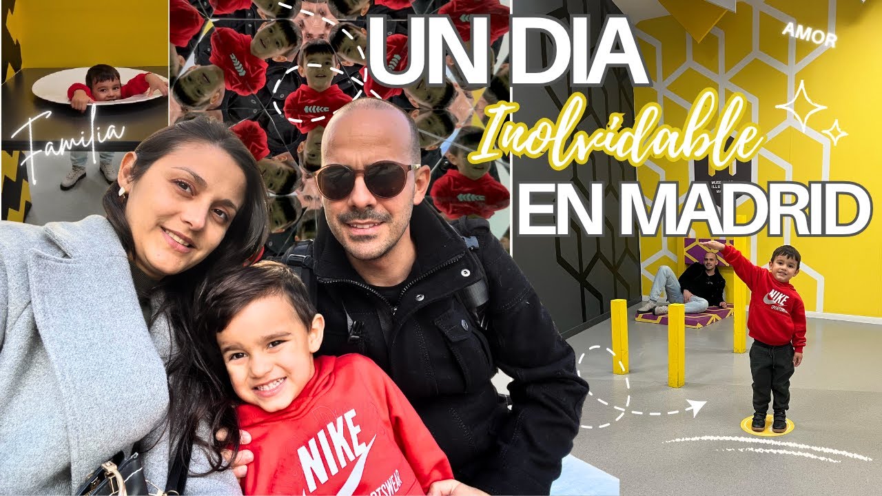Un día mágico en Madrid con mi familia 💛 | Puerta del Sol, San Ginés y Museo de las Ilusiones