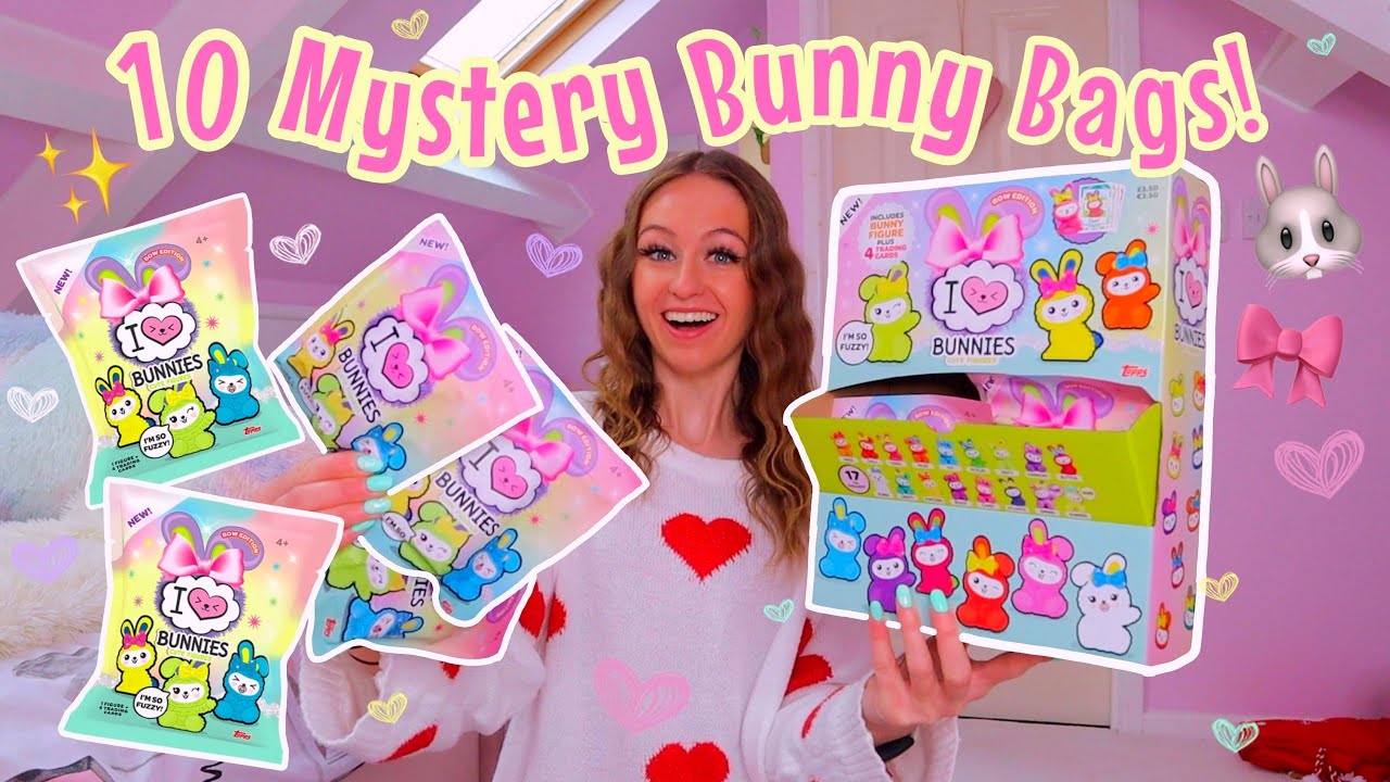 Opening 10 Mystery I ♡ Bunny Blind Bags *BOW EDITION!!*😍🐰🎀✨ (50+ SURPRISES!!🫢) | Rhia Official