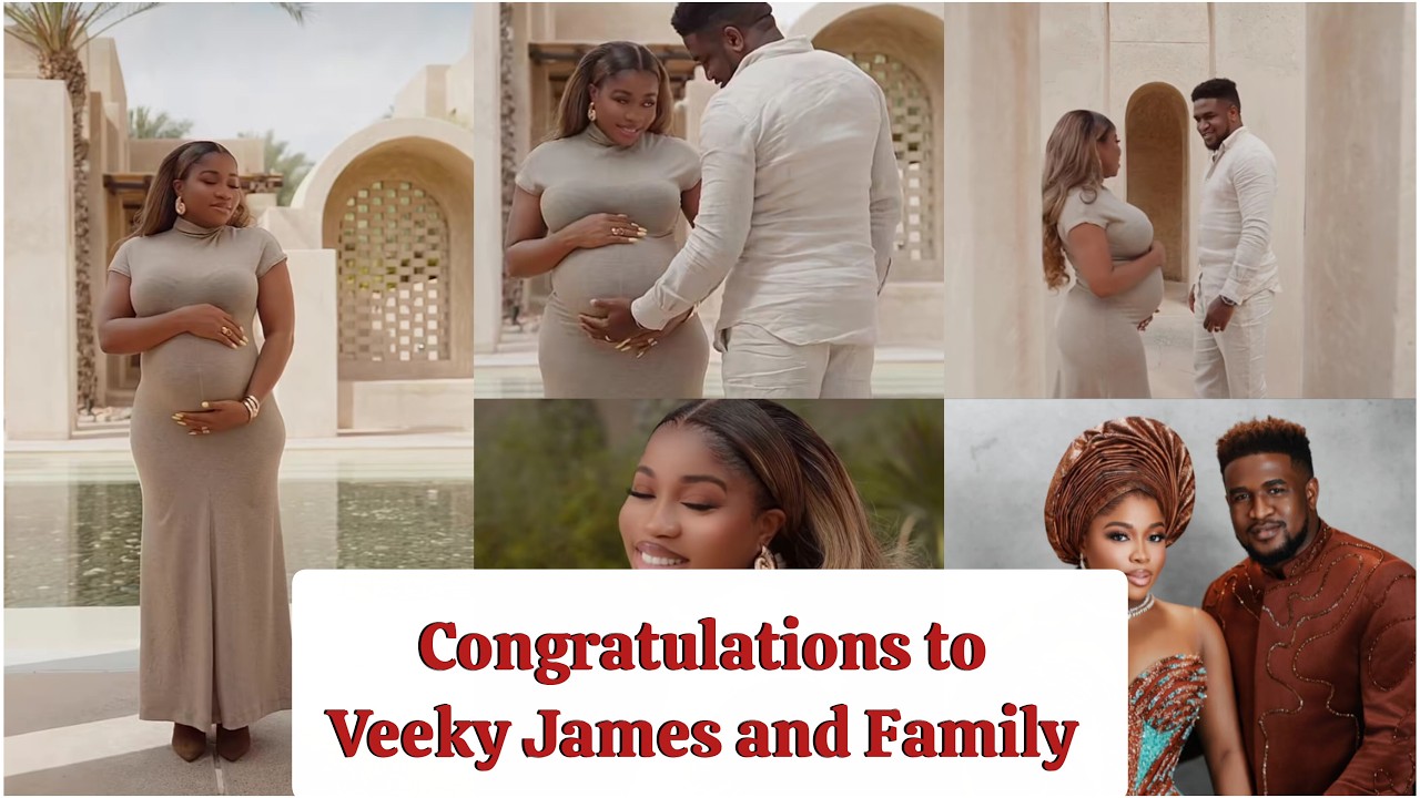 Congratulations 🎊 To veekee James And Her Husband As They Announced The Arrival  Of Their Child