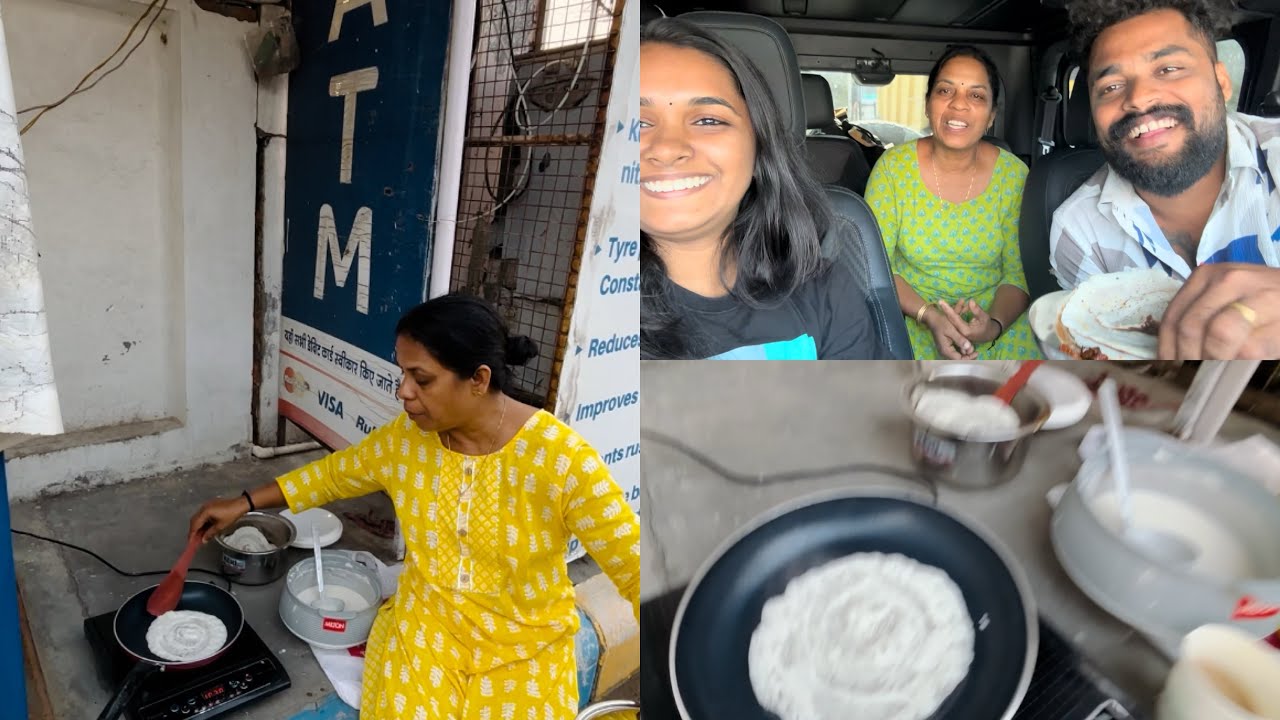 Petrol pumb ൽ വെച്ച് ഞങ്ങൾ ഉണ്ടാക്കിയ breakfast🥰