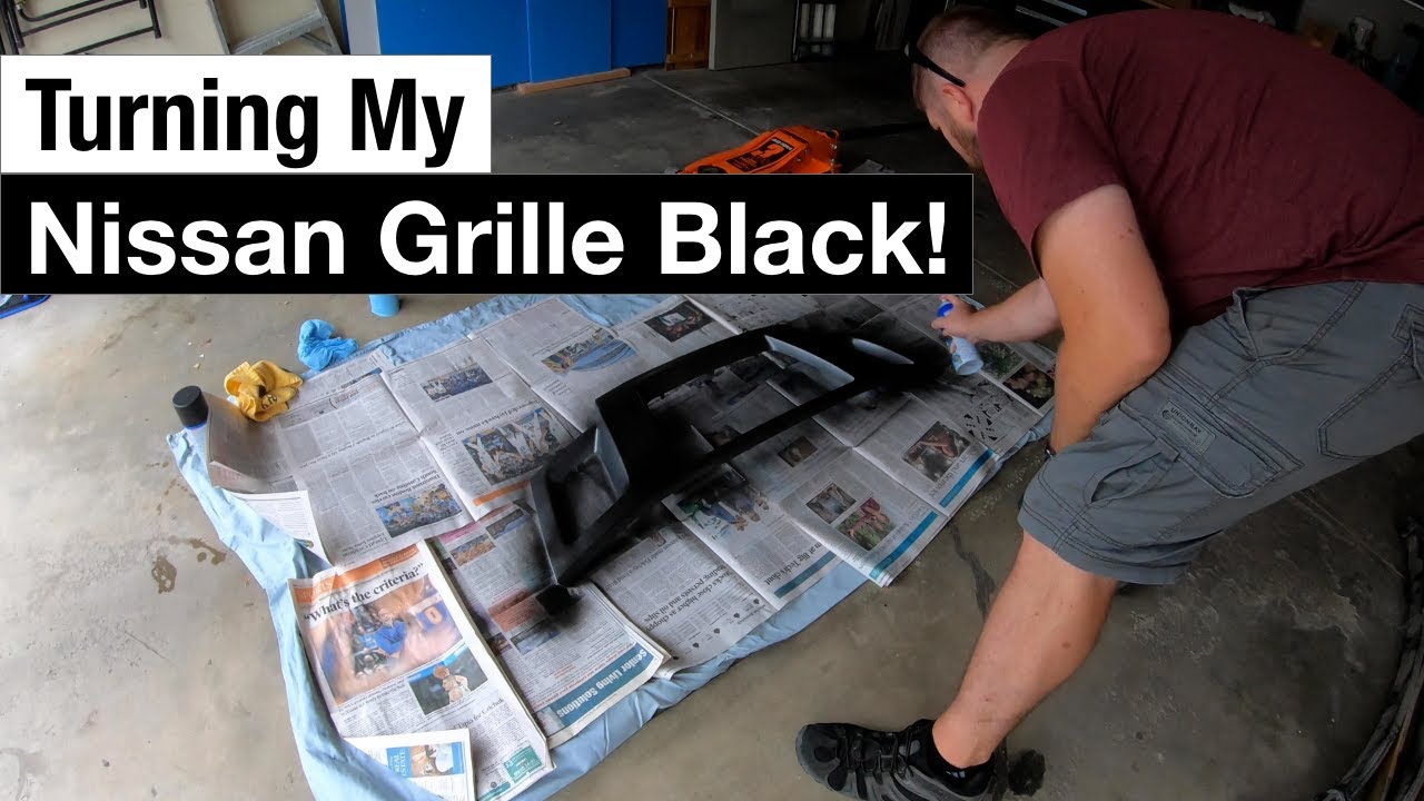Plasti Dip Your Nissan Frontier Grille!
