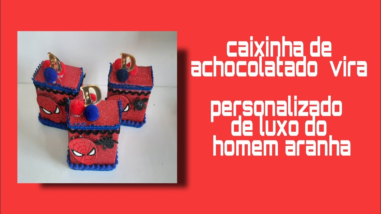diy personalizado homem aranha!