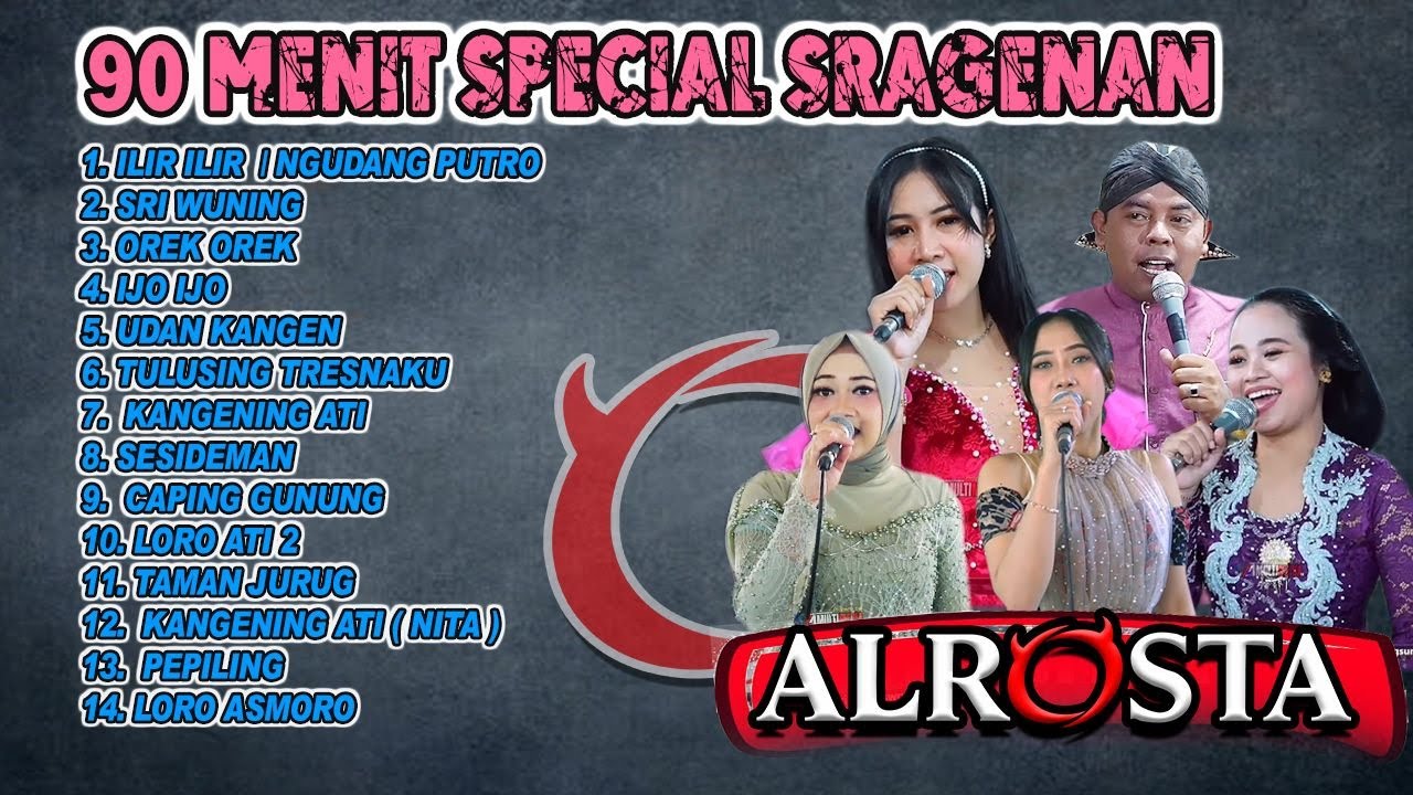 full sragenan ALROSTA CAMPURSARI  hiburan di moment lebaran , ILIR ILIR, IJO IJO