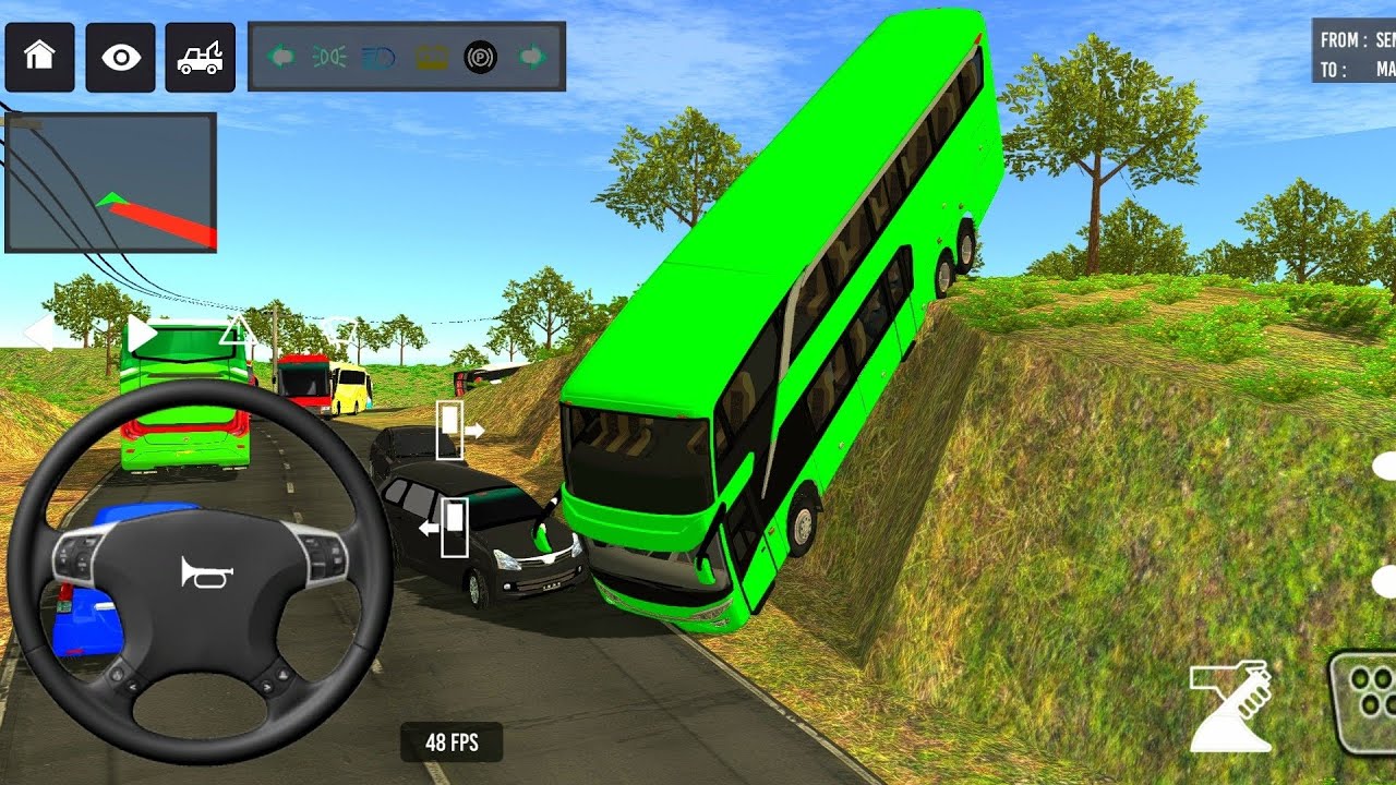Indonesia City Bus Driving 🚌 | Euro Coach BUS SIMULATOR INDONESIA | Android 2026 Gameplay 🔥