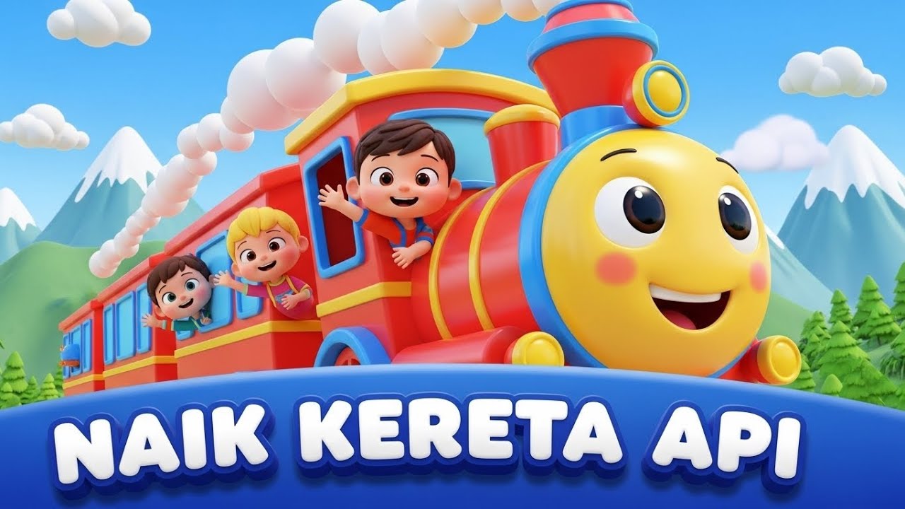 Naik Kereta Api 🚂 | Lagu Anak Populer & Edukasi | Belajar Lokomotif Bersama Baby Ceria