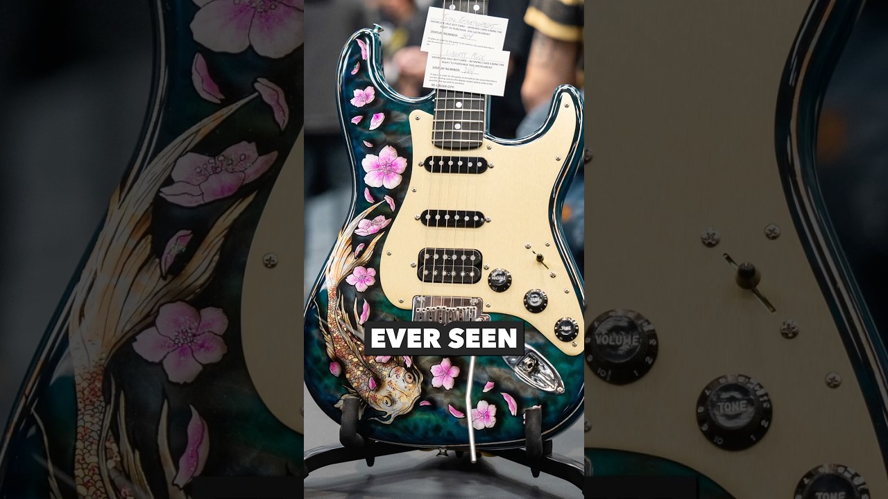 WILD Fender Custom Shop Event at NAMM 2025 #fendercustomshop #fenderguitars #thenammshow #nammshow