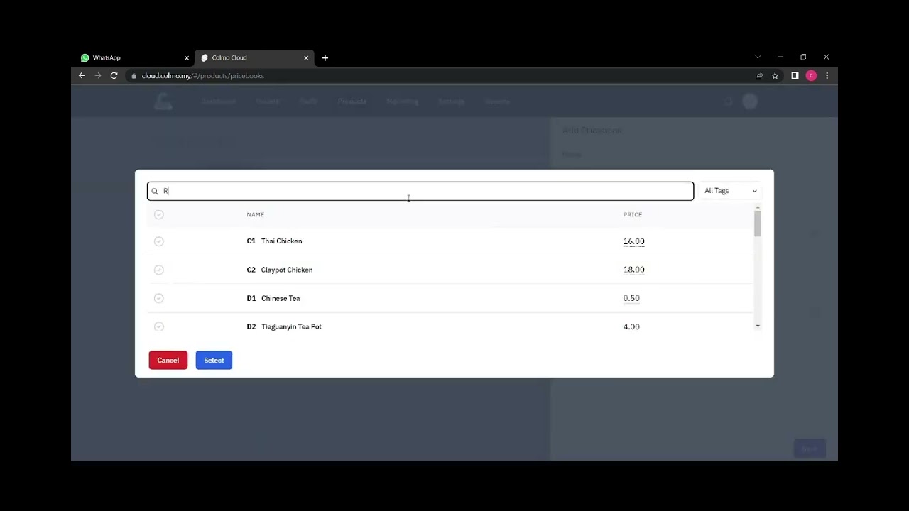 Add pricebooks