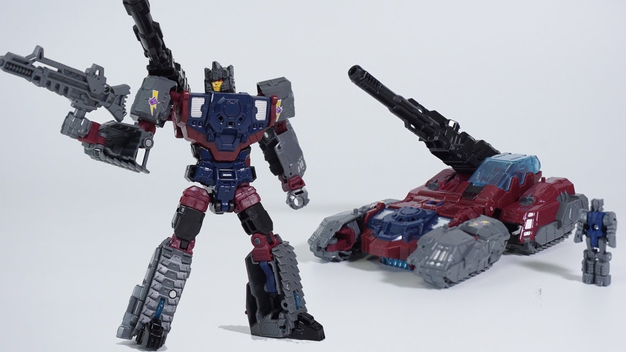 Transformers Generations Titans Return Decepticon Quake and Chasm Transformation