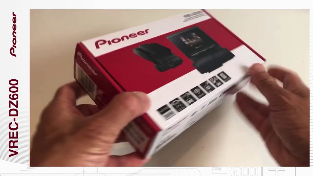 Pioneer VREC-DZ600 Unboxing D&eacute;ballage