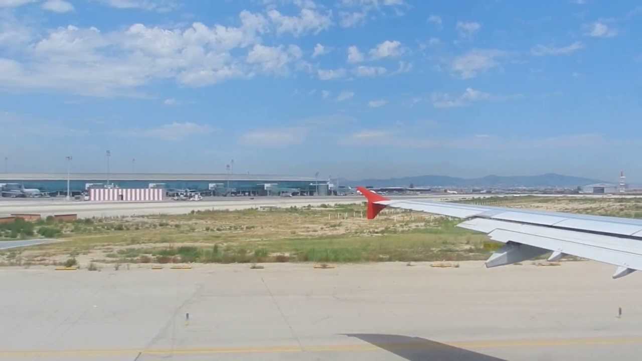 Turkish Airlines Airbus A321-200 Takeoff from Barcelona-El Prat International Airport