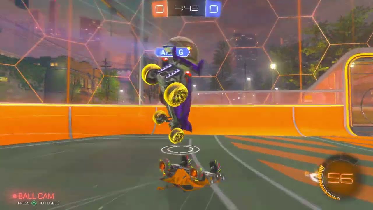 Rocket League 1 v 1 Gold League Gameplay #87