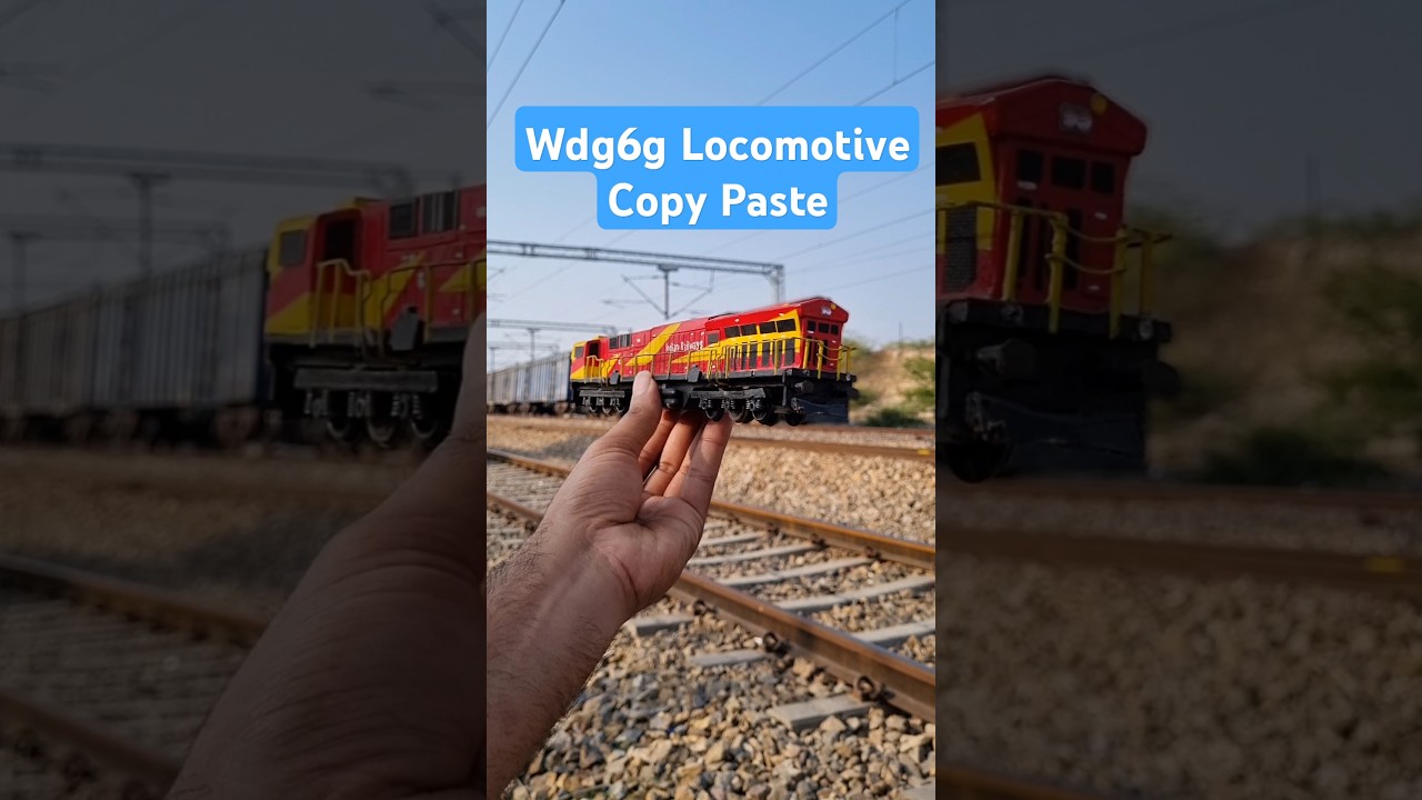 Real Wdg6g Locomotive In Hand 