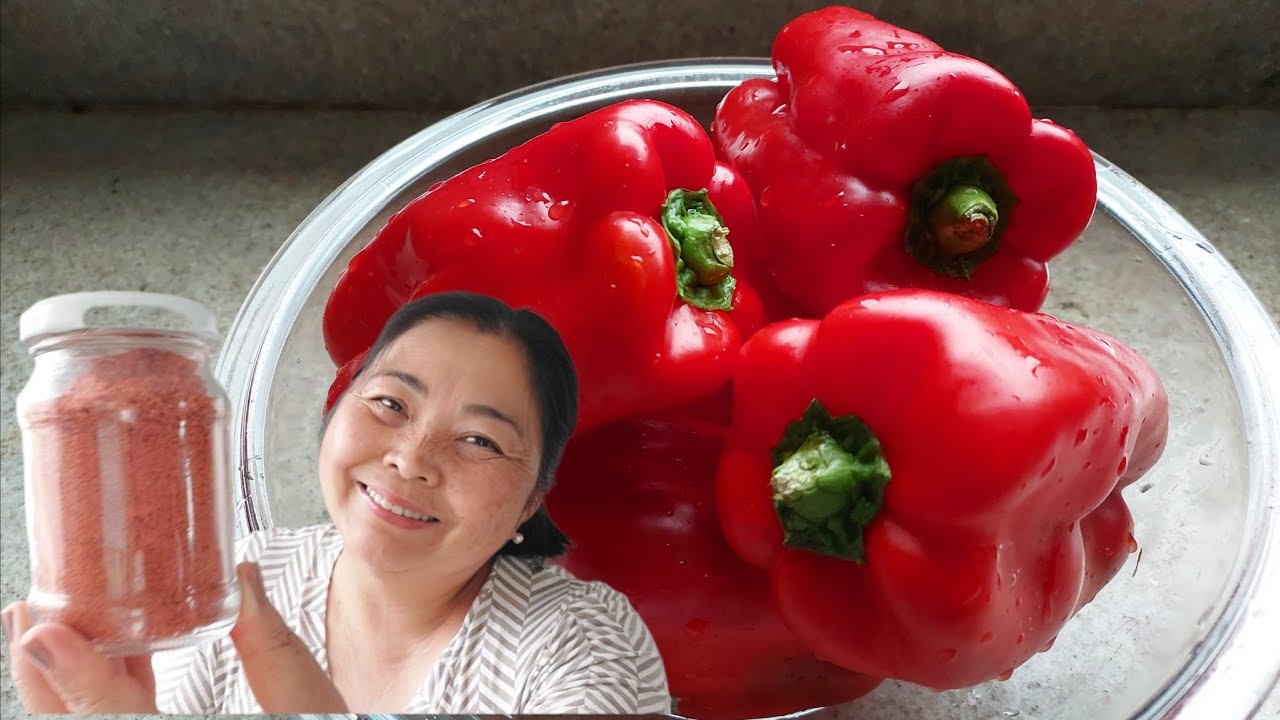 COMO FAZER PÁPRICA DOCE EM CASA | ótimo tempero para carnes, cozidos, pra tudo.