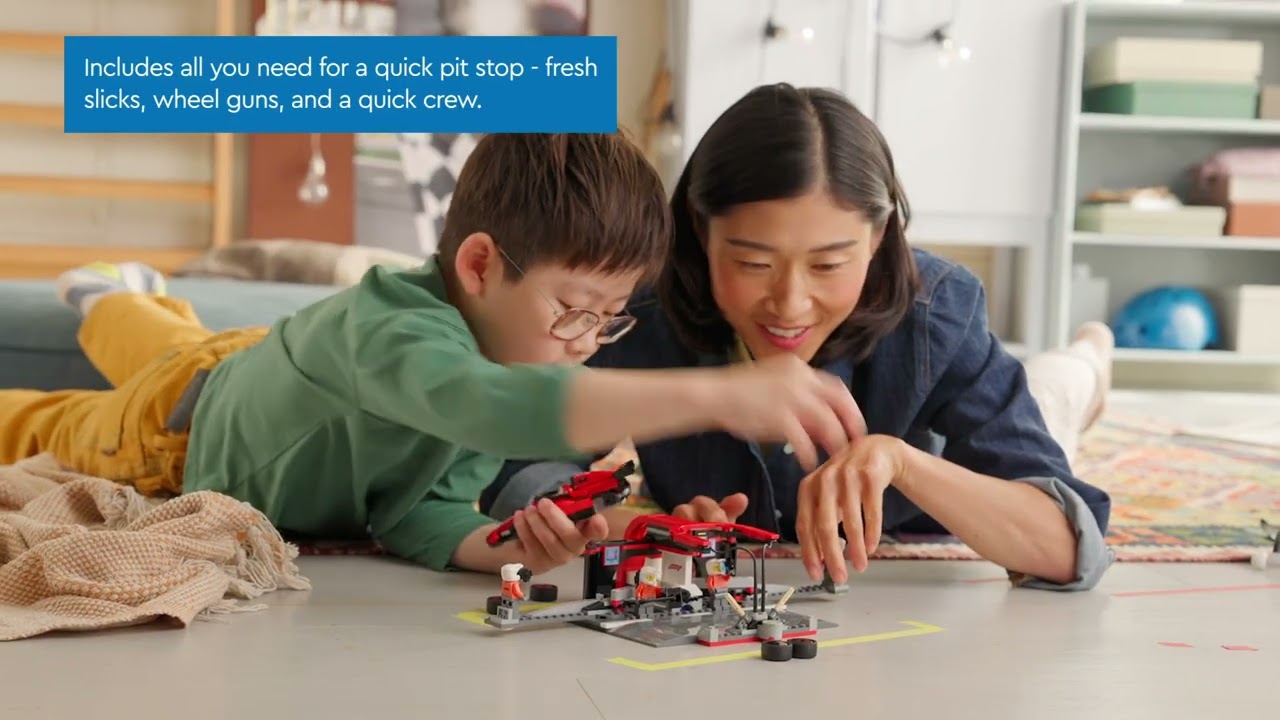 LEGO&reg; City F1&reg; Pit Stop & Pit Crew with Ferrari Car (60443)