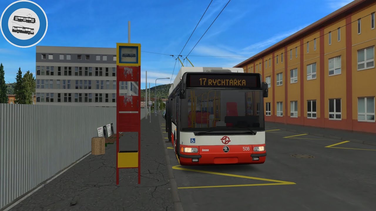 Simt #31; Výjezd z garáží na linku 17, jako vždy mám potíže se startem diesel-agregátu
