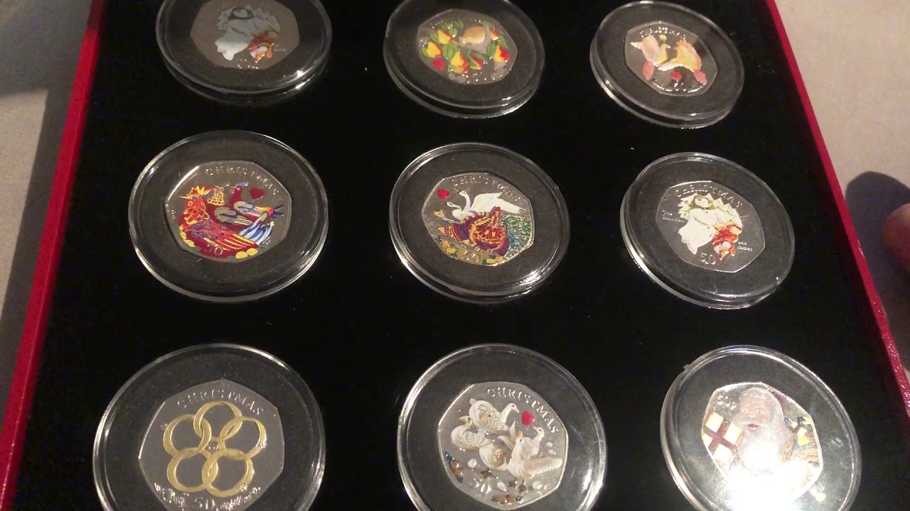 Isle of Man Christmas 50p collection - BEST COINS EVER!! - UkCoinHunt