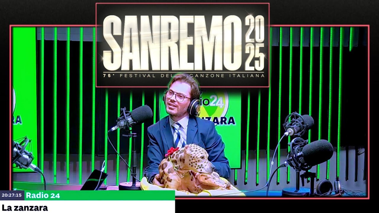 Un Canepardo a Sanremo - La Zanzara 10.2.2025