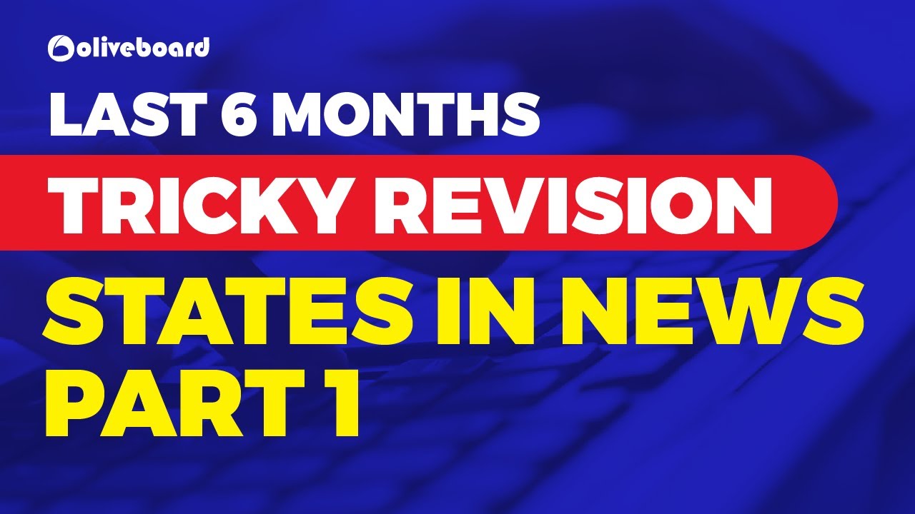 States In News | Last 6 Months Tricky Revision | Current Affairs | Banking Awareness | RRB PO