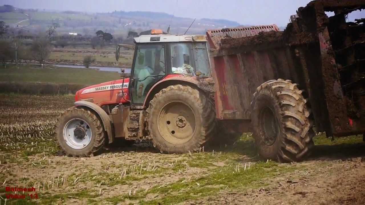 Muck-spreading with Lyn and MF 6480