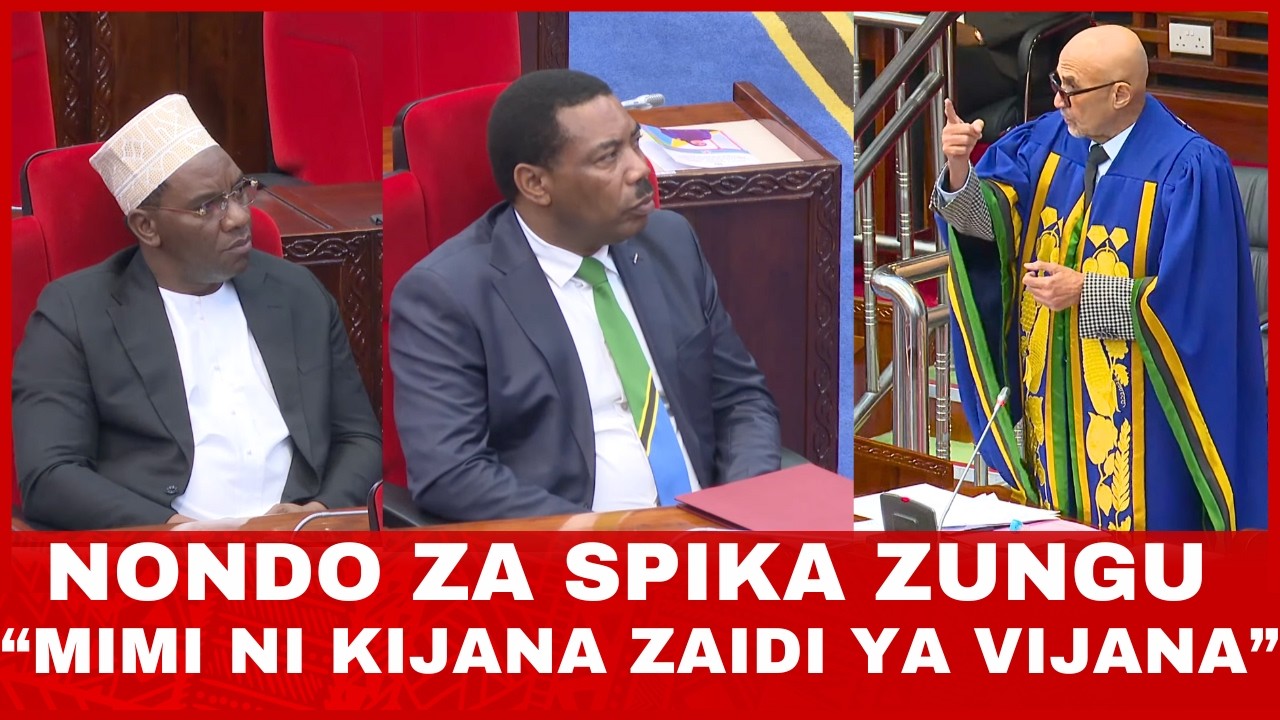 ZUNGU SPIKA HOJA NZITO KWA SERIKALI  MBELE YA WAZIRI MKUU BUNGENI AMUAMBIA NA MAKONDA