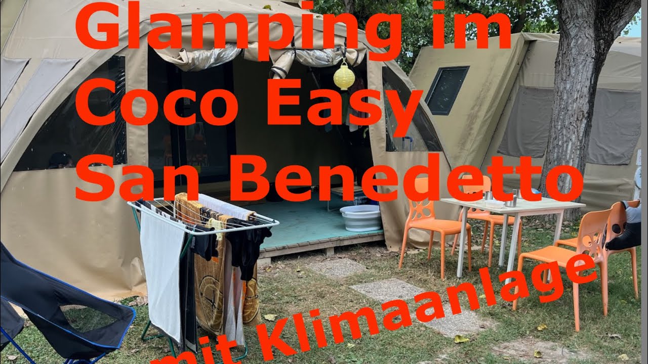 Glamping auf Camping San Benedetto Gardasee in Italien