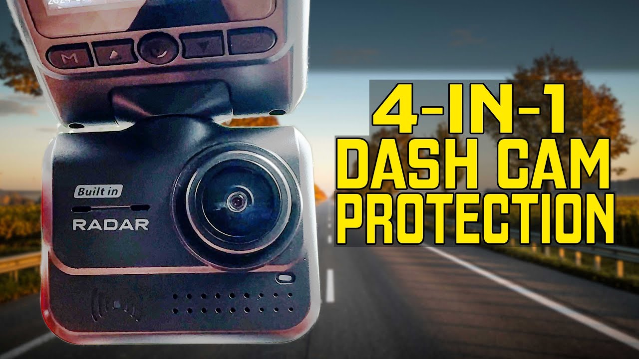 Tiesfong A7WB Dash Cam x3 with Radar Protection