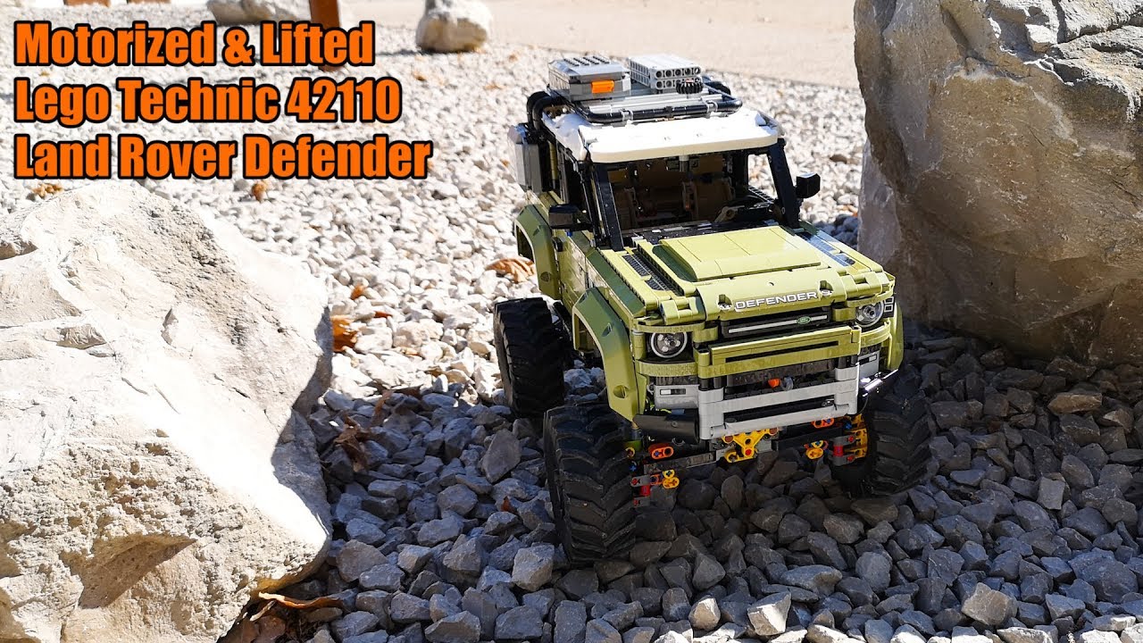 Motorized & Lifted Lego Technic 42110 Land Rover Defender