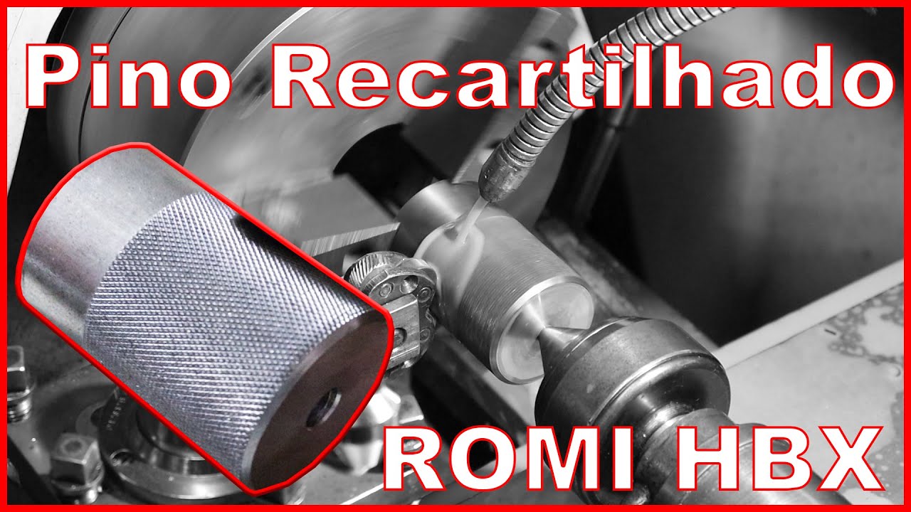 PINO RECARTILHADO NO TORNO ROMI HBX | Usinagem de precisão