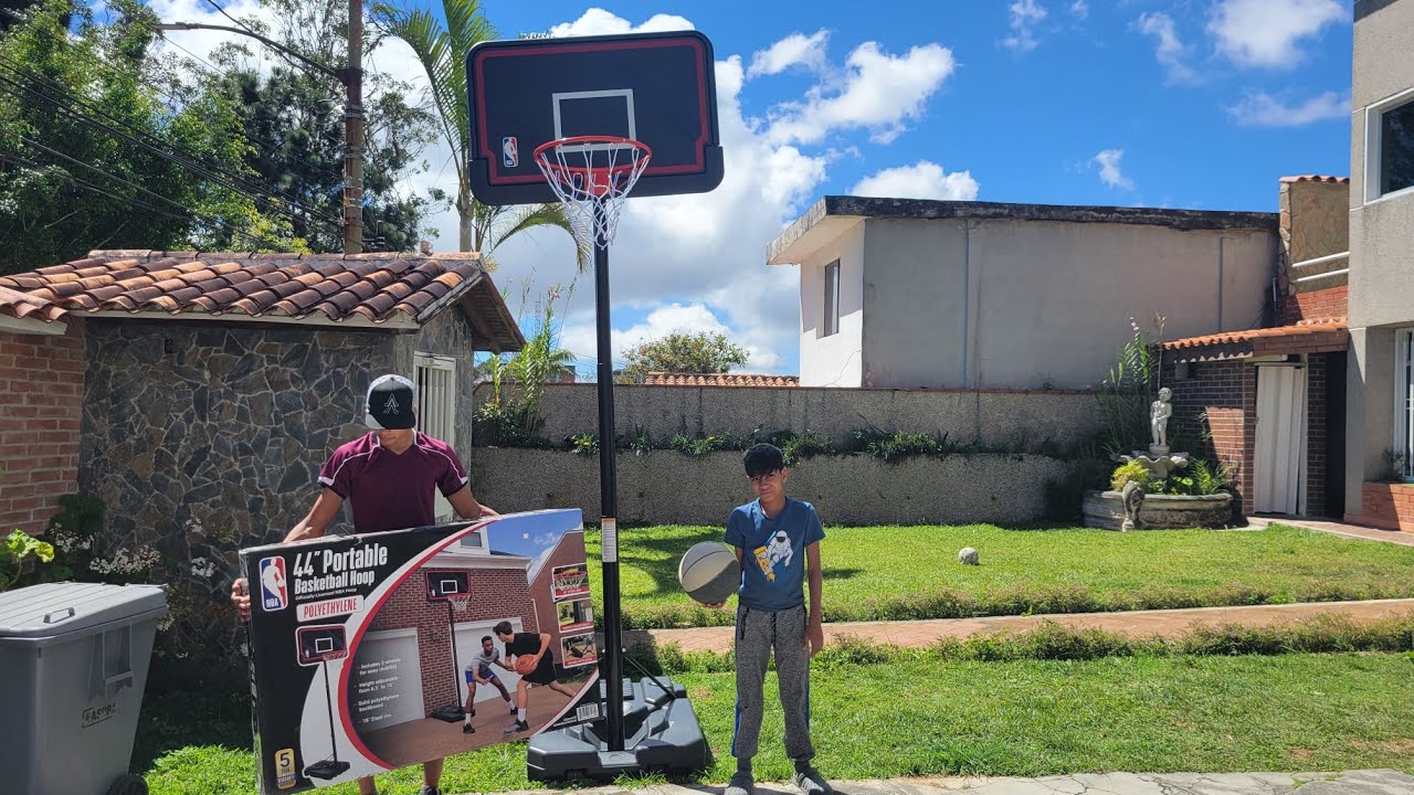 HAZLO TU MISMO | Unboxing e instalaci&oacute;n de tablero y aro baloncesto basketball port&aacute;til 44