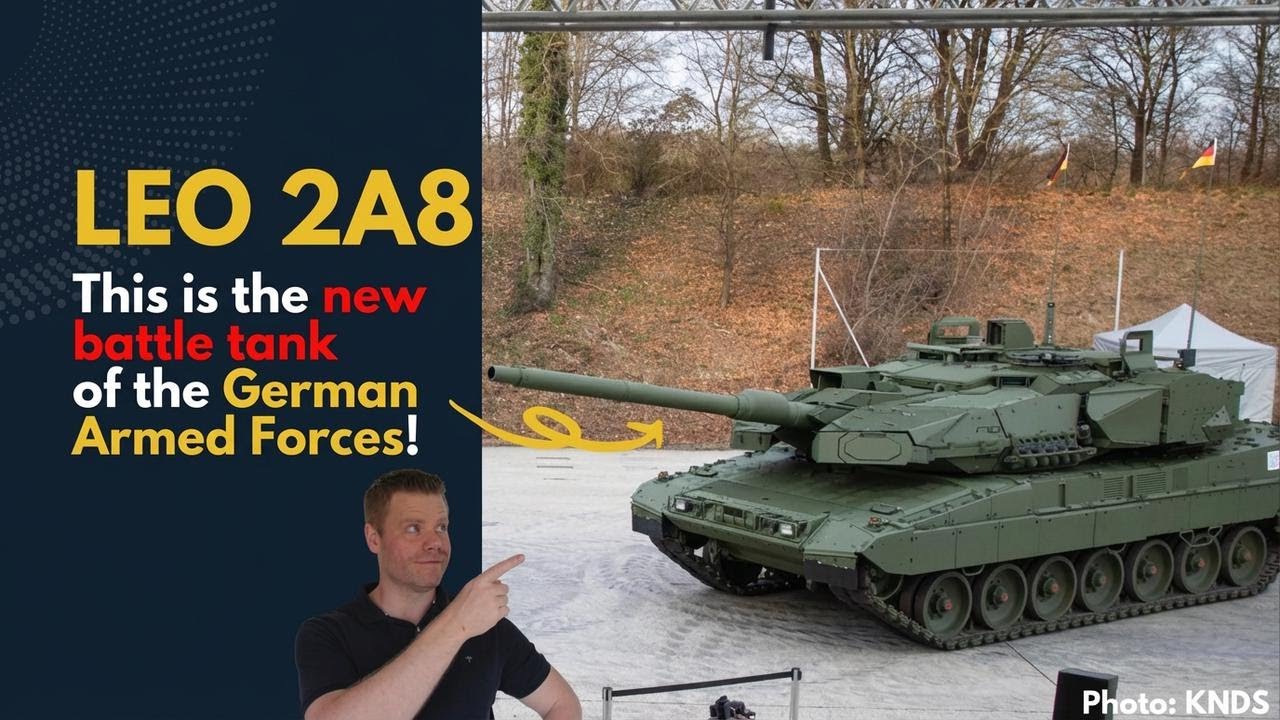 Leopard 2A8: najnowszy niemiecki czołg!