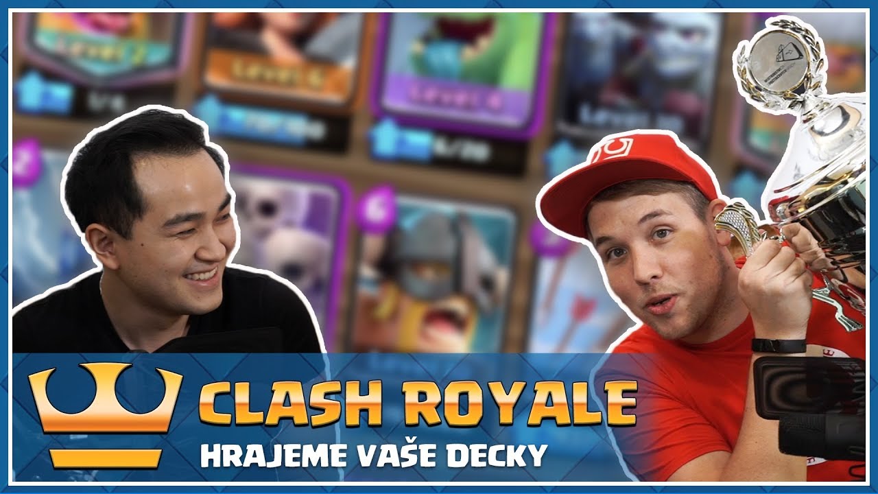 Jirka a Pepis - CLASH ROYALE - Hrajeme vaše decky!