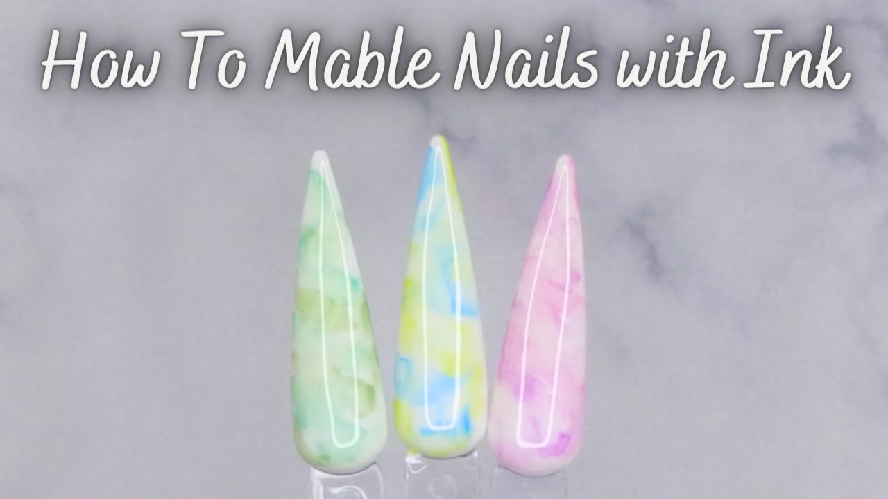 Trying Japanese Marble Inks | Sweetie Nail Supply Haul | The Muse Ink Collection Topaz Colors