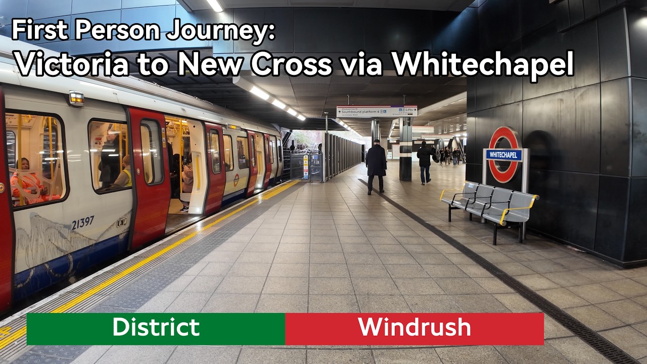First Person Journey: Victoria to New Cross via Whitechapel