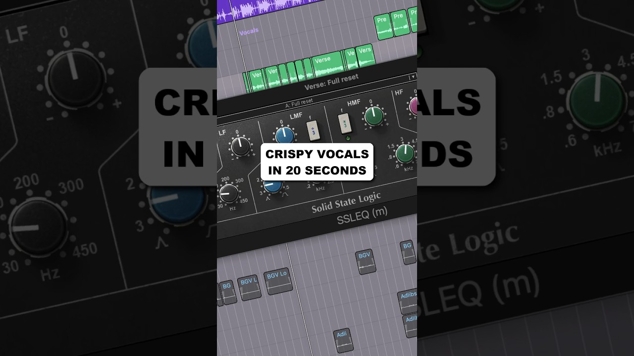 🚨 Crispy Vocals in 20 Seconds with @wavesaudio SSL G-EQ! #soundengineer #mixingengineer