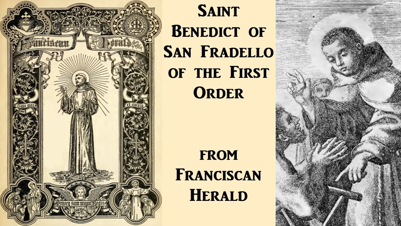 Franciscan Herald - Saint Benedict of San Fradello of the First Order