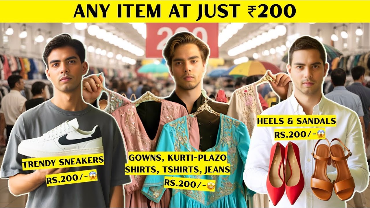 95% Discount | Any Item At Just Rs.200/- | Mumbai Discount Bazaar | MDB SHOPEE