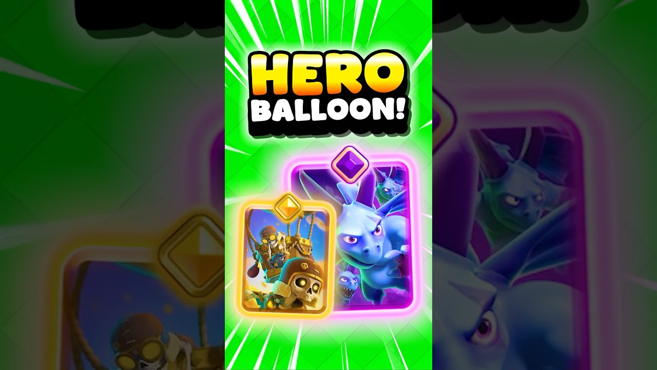 EVO Minion Horde + HERO Balloon Coming To Clash Royale!