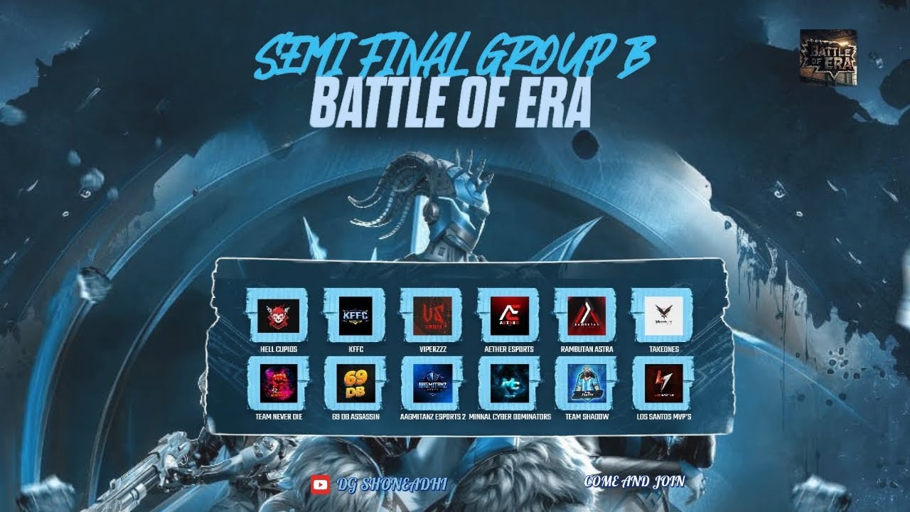 BATTLE OF ERA l  SEMI FINAL G - B l POWERED BY RAMBUTAN ESPORTS KERALA