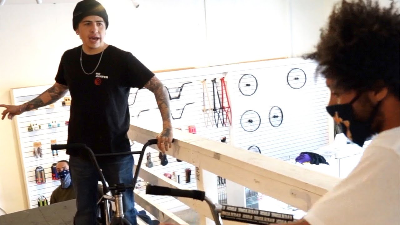 HEATED GAME OF BIKE - LAHSAAN KOBZA vs NATE RICHTER