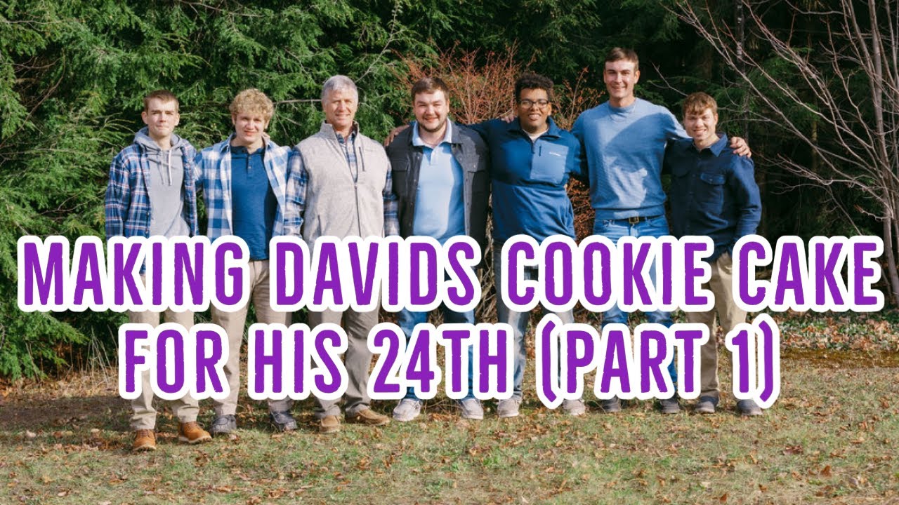 Just the Bells 10 is live! MAKiNG DAVID’S BiRTHDAY COOKIE CAKE 😋(Part 1)