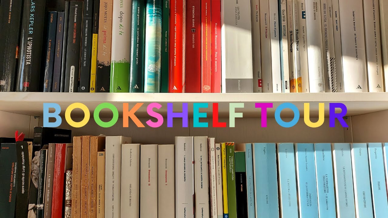 TOUR DELLA MIA LIBRERIA📚e ne approfitto per mettere un po' di ordine nella mia libreria!