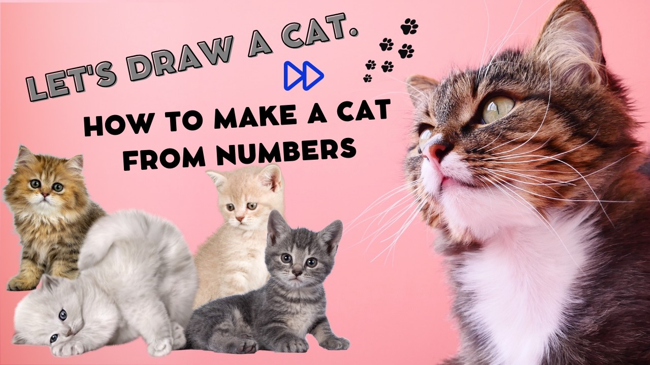 Magic Numbers: Turn 3s into a Cat! SHALL WE DO IT TOGETHER?