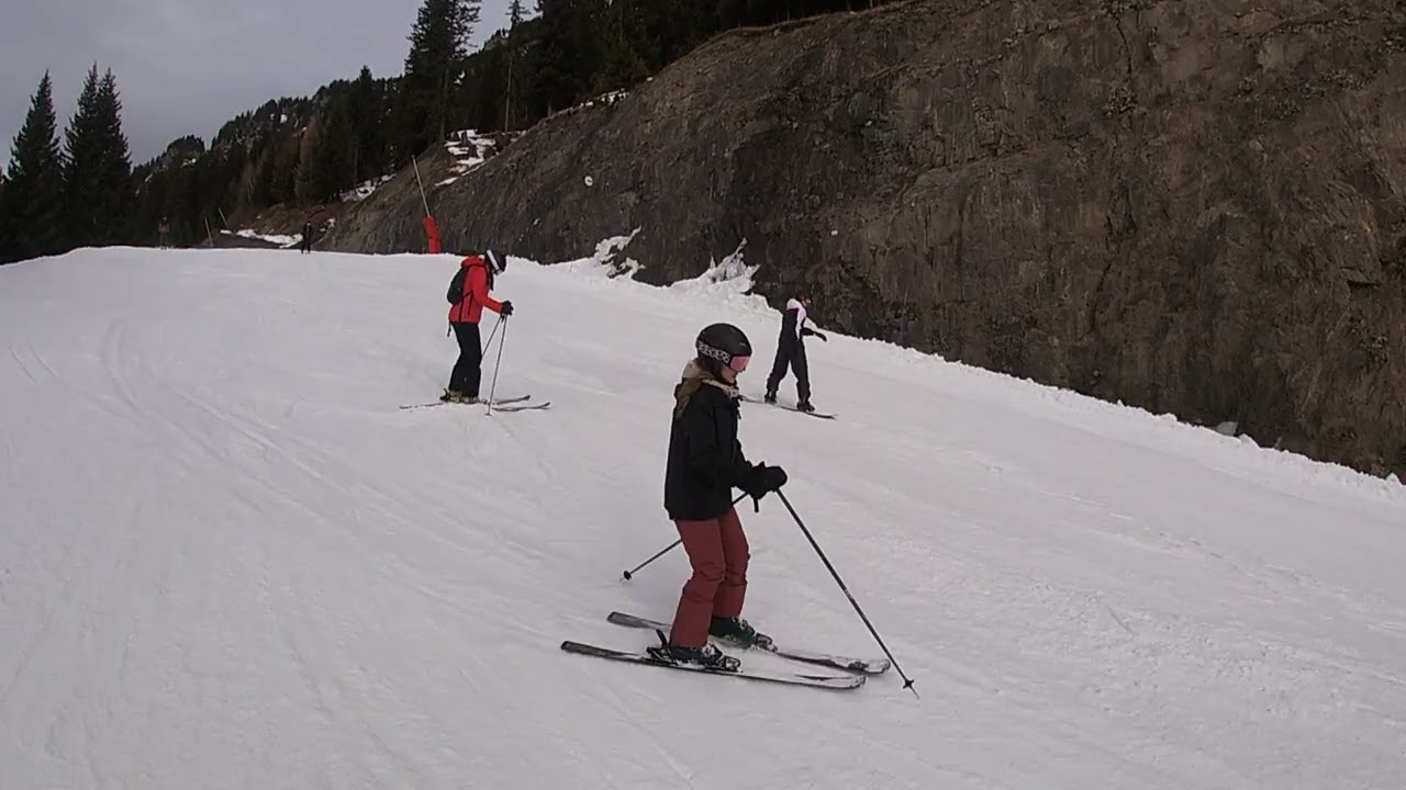Flaine - Dag 5 - #1 Blauwe piste naar Flaine met Zohra