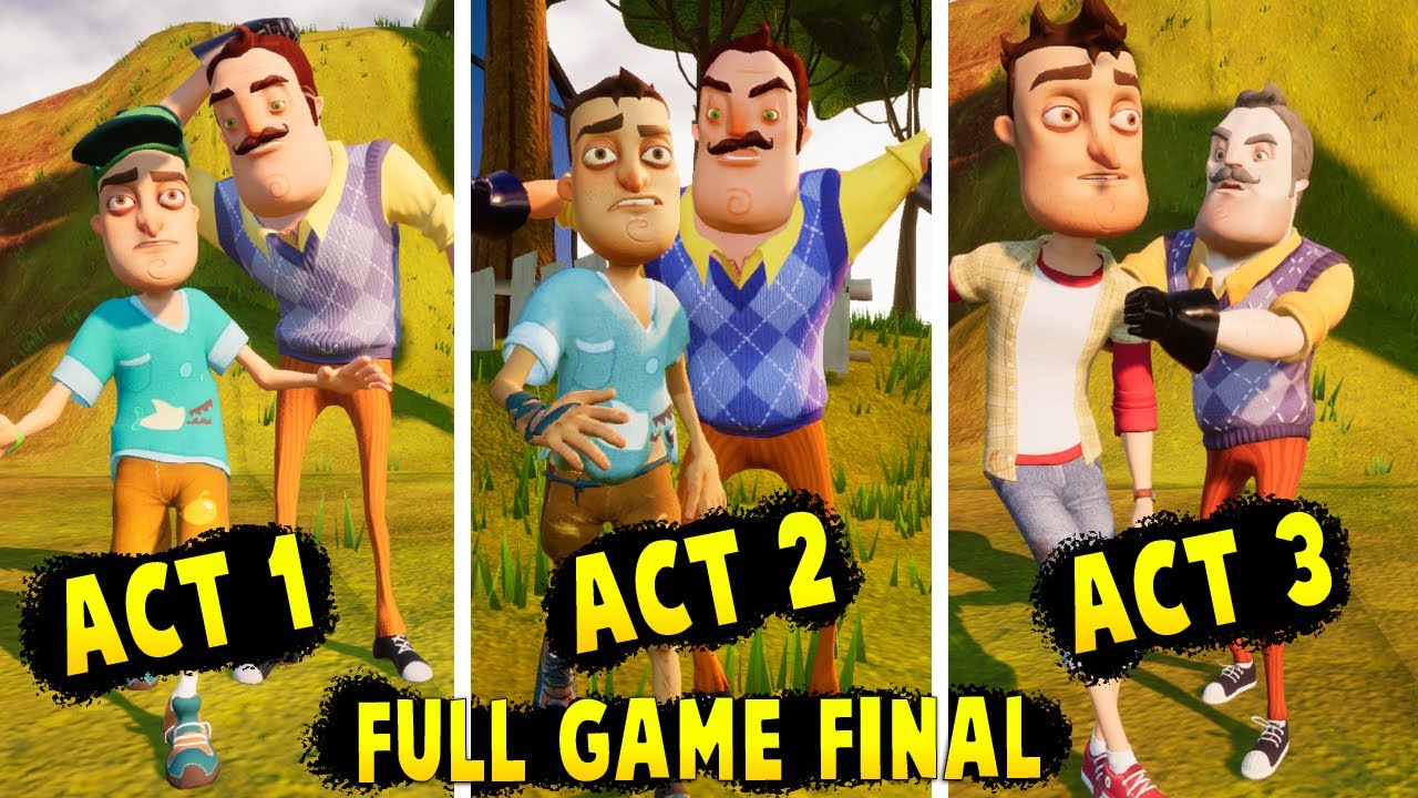 Hello Neighbor Full Game Final Tüm Bölümler