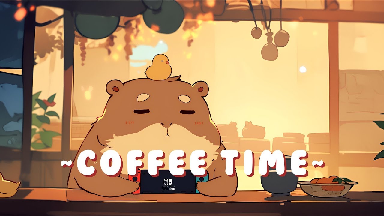 [Long Session] Capybara Lofi Music Station | Chill Beats to Help You Relax 🎵 💫