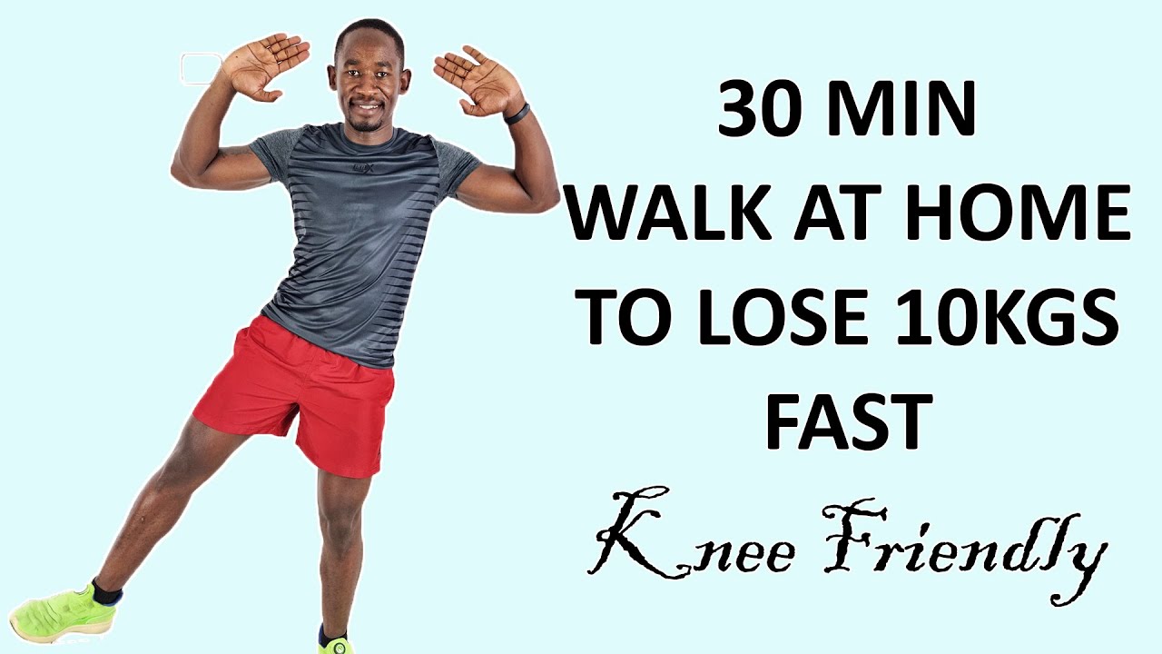 30 Minute Walk at Home Workout to Lose 10 KGS FAST (Knee Friendly)