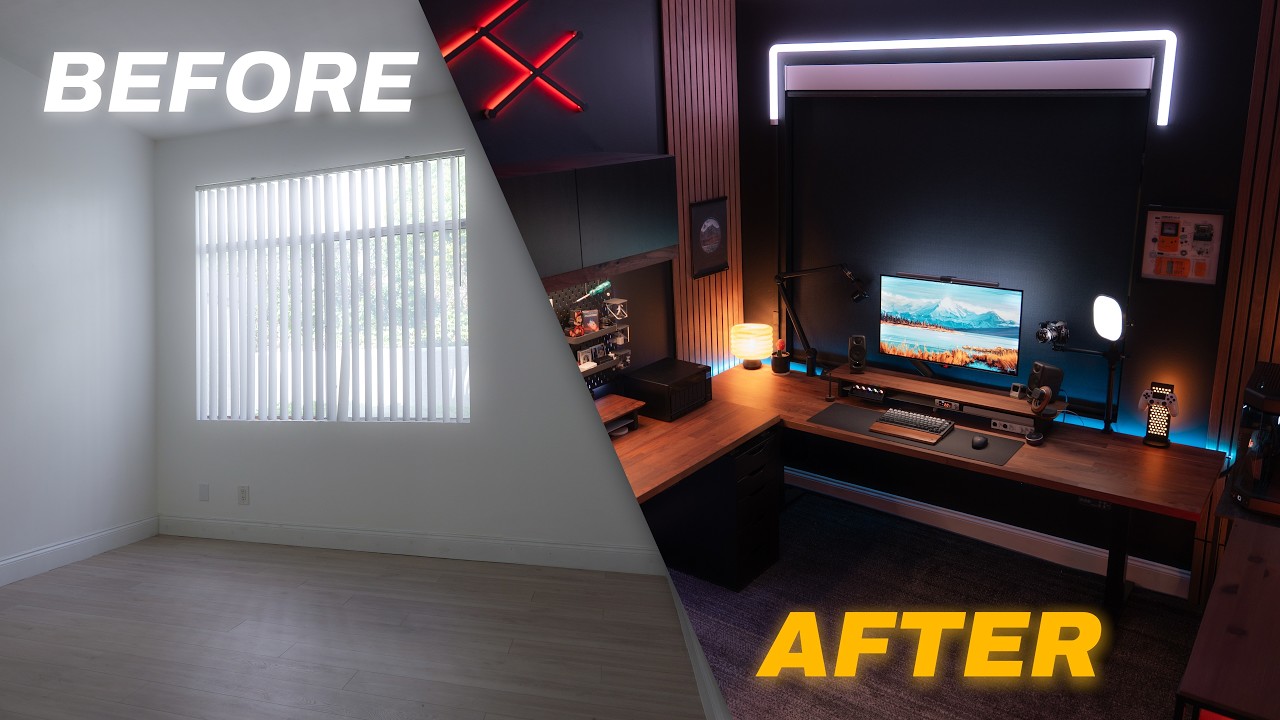 I Built The Coziest Dual Setup Home Office in 6 Months!