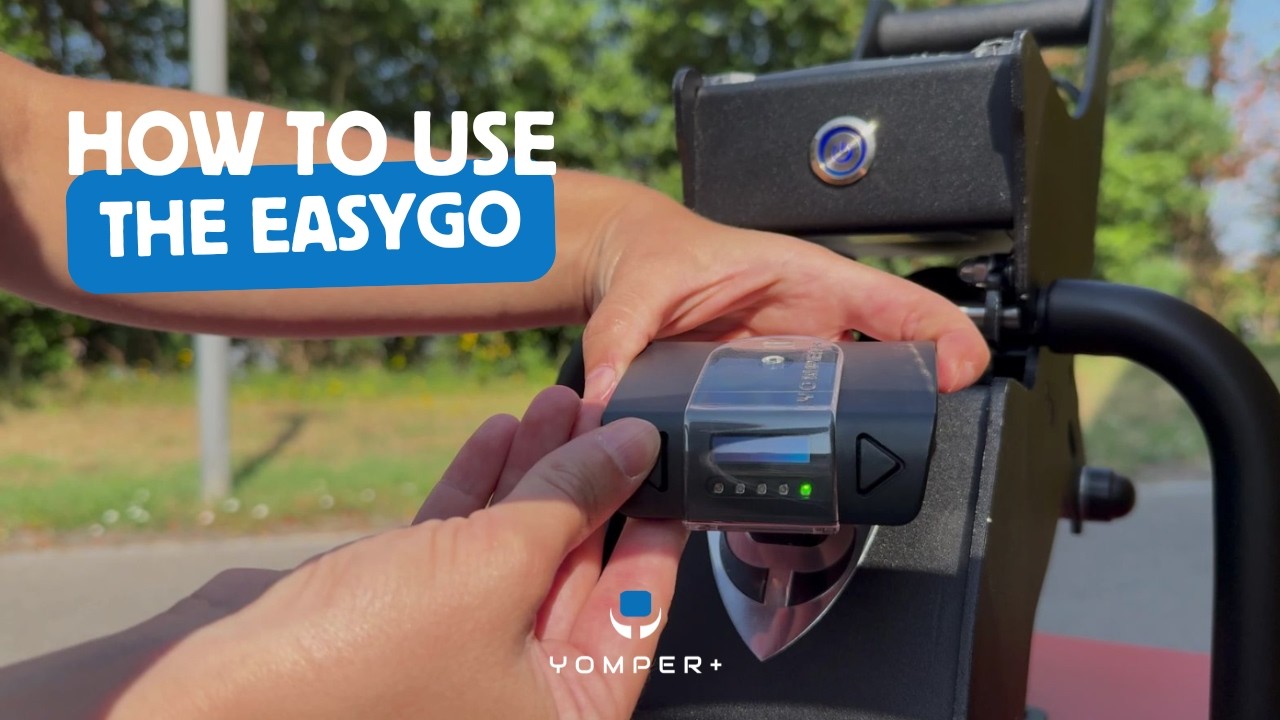 How to use the EasyGo control unit for Yomper - Everything you need to know